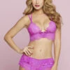 STM-10719, 2pc Crochet Lace Bralette And Boxer Short 1 STM-10719, 2pc Crochet Lace Bralette And Boxer Short -Roma Shop 10719 ORCHID F 24096.1568833755