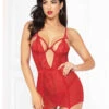 STM-10916, Heart Mesh Chemise Set | Seven 'til Midnight -Roma Shop 10916 62001.1542134128