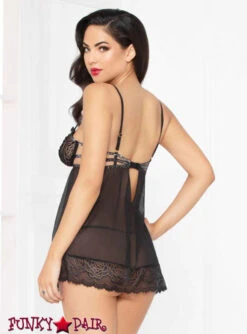 STM-10950, Lace And Mesh Babydoll Set | Seven 'til Midnight -Roma Shop 10950 B 35454.1669060281