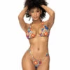 MA67048, Crotchet Print Halter Bikini Set -Roma Shop 67048 CrochetPrint Front 78707.1709618989