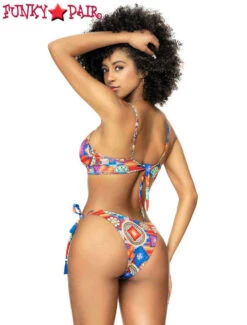 MA67053, Crotchet Print Underwire Bikini Set -Roma Shop 67053 CrochetPrint Back 48867.1710116928
