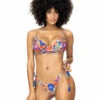 MA67053, Crotchet Print Underwire Bikini Set -Roma Shop 67053 CrochetPrint Front 32265.1709499387