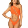 MA67055, One Shoulder Monokini -Roma Shop 67055 BrightOrange Front 18777.1709618705