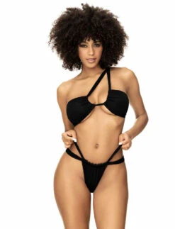 MA67069, Multi Way Bikini Set -Roma Shop 67069 Black Front2 40471.1709499938