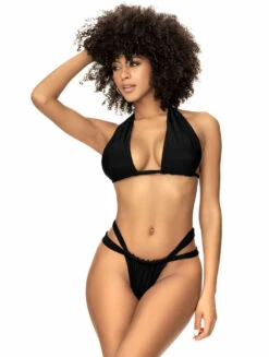 MA67069, Multi Way Bikini Set -Roma Shop 67069 Black Front4 09126.1709499875