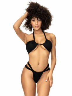 MA67069, Multi Way Bikini Set -Roma Shop 67069 Black Front 05213.1709499974