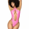 MA67084, Gloss Halter Monokini -Roma Shop 67084 WetPink Front 48702.1709616809