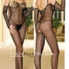 LEG AVENUE LA-8254, Mini Daisy Lace BodyStocking -Roma Shop 8254 64202.1406754701