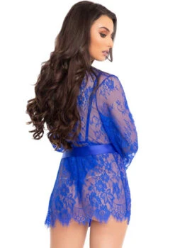 LA86112, Lace Teddy And Matching Lace Robe -Roma Shop 86112 02 035 66167.1586203797