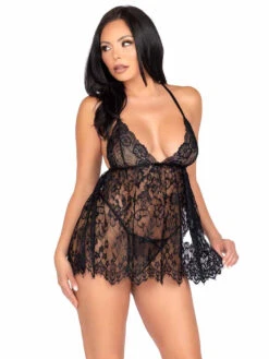 LA86144, Floral Lace Babydoll By Leg Avenue -Roma Shop 86144 003 001 22663.1683068397