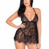 LA86144, Floral Lace Babydoll By Leg Avenue -Roma Shop 86144 006 001 56661.1683068363