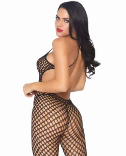 LA-89035, Crochet Net Footless BodyStocking -Roma Shop 89035 Back 57315.1713409936