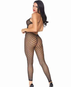 LA-89035, Crochet Net Footless BodyStocking -Roma Shop 89035 Full Back 63057.1713409949