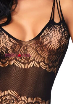 LA89215, Strappy Rose Lace Bodystocking -Roma Shop 89215 03 001 91569.1556603046