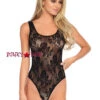 LEG AVENUE LA-89217, Floral Lace Teddy -Roma Shop 89217 01 001 05318.1598294661