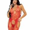 LA89306, Heart Net Suspender Bodystocking -Roma Shop 89306 001 003 69547.1669098304