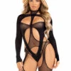 LA89321, Cut Out Teddy And Fishnet Bodystocking Set -Roma Shop 89321 003 001 32484.1708562357