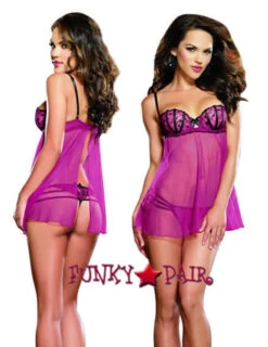 Dreamgirl DG-9345 * Sensual Seduction Babydoll Set
