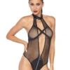 LEG AVENUE KI4029, Fishnet X-Strap Teddy -Roma Shop KI4029 01 001 47718.1568189682