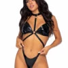 KI4033, Stretch Vinyl Harness Teddy By Leg Avenue -Roma Shop KI4033 001 001 88637.1630439036