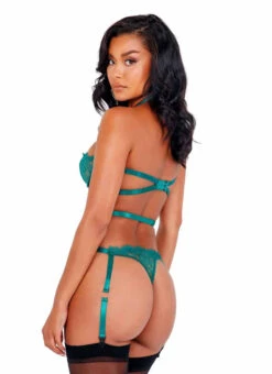 LI421, Lacey Criss Cross Teddy By Roma -Roma Shop LI421 EG Back 39525.1620084548