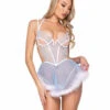 Roma R-LI630, Metallic Snowflake Babydoll -Roma Shop LI630 71414.1702562253