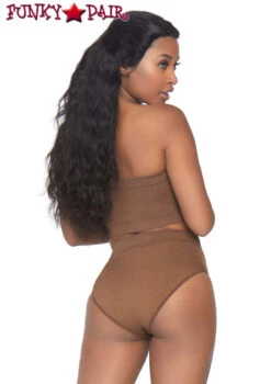 NK003, Bandeau Top And High Waist Bottom -Roma Shop NK003 02 Tan 95096.1556607882