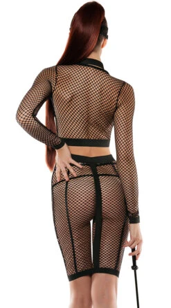 SL5001, Micro Fishnet Set -Roma Shop SL5001 BLACK MICRO FISHNET SET 3 L2015 22698.1661801670