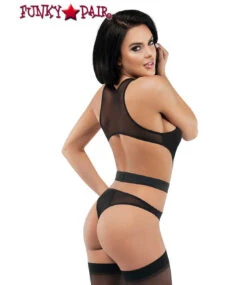 Sexy Risqué Racer By Starline Lingerie SL7012 -Roma Shop SL7012 Risque Racer Bk 04779.1674853281